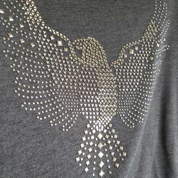 Rock & Republic Free Bird Studded Sweatshirt Large - Picture 8 of 10